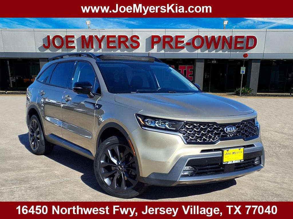2021 Kia Sorento SX Prestige X-Line Beige at DeMontrond Automotive Group