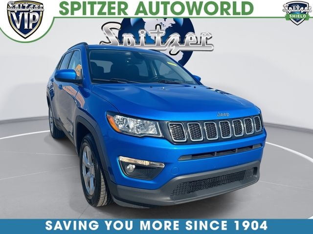 Laser Blue Pearlcoat 2018 Jeep Compass SUV / Crossover Four-Wheel Drive 9-Speed Automatic