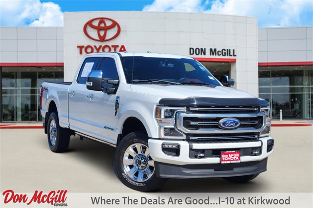 2022 Ford F-350SD Platinum White at Classic Chevrolet Galveston