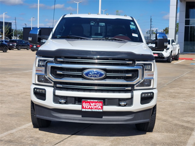 2022 Ford F-350SD Platinum White at Classic Chevrolet Galveston