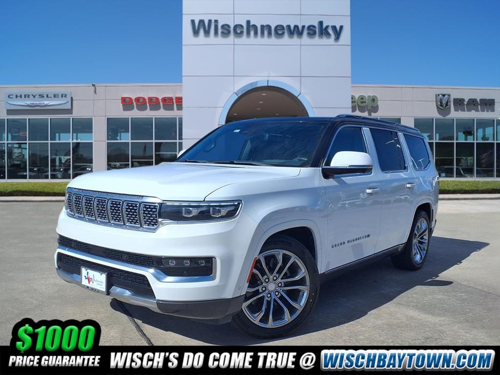 2022 Jeep Grand Wagoneer Series II White at Bayway Cadillac of The Woodlands