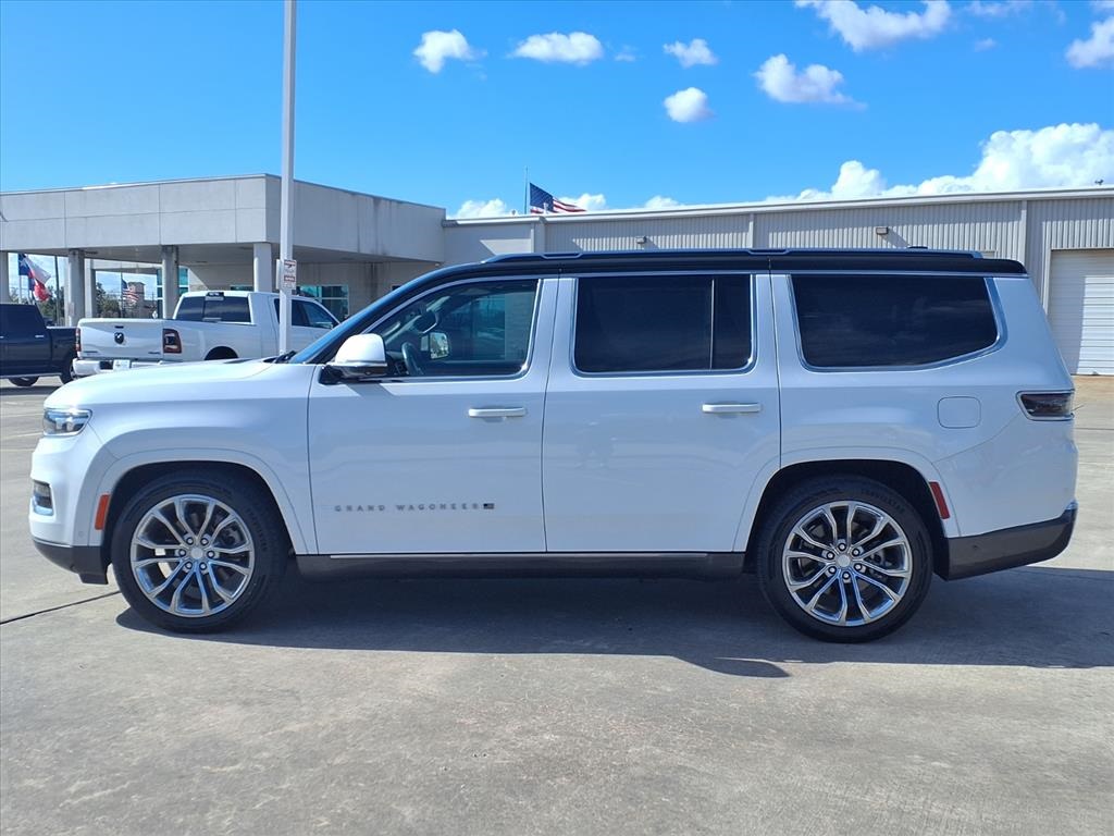 2022 Jeep Grand Wagoneer Series II White at Bayway Cadillac of The Woodlands