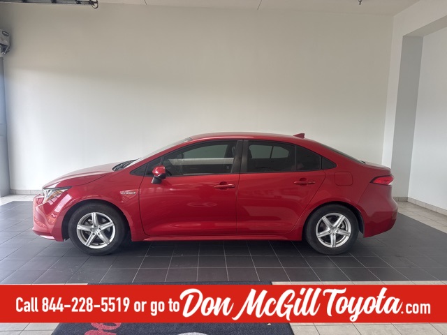2021 Toyota Corolla Hybrid LE Red at Autostrade