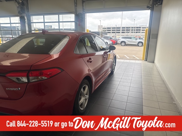 2021 Toyota Corolla Hybrid LE Red at Autostrade