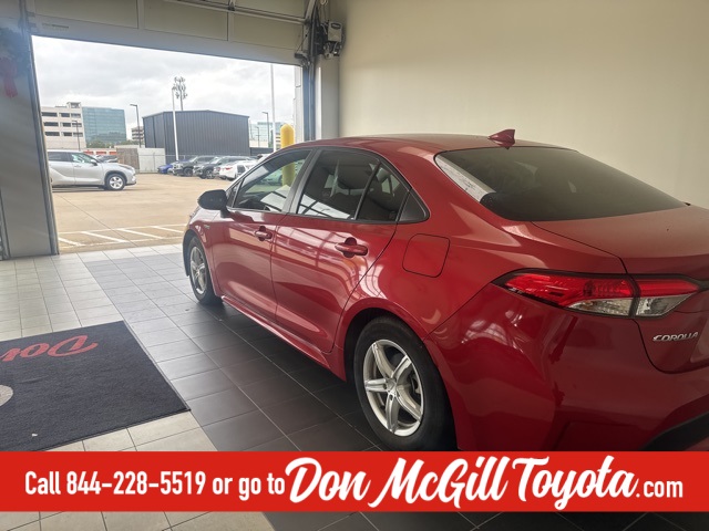 2021 Toyota Corolla Hybrid LE Red at Autostrade