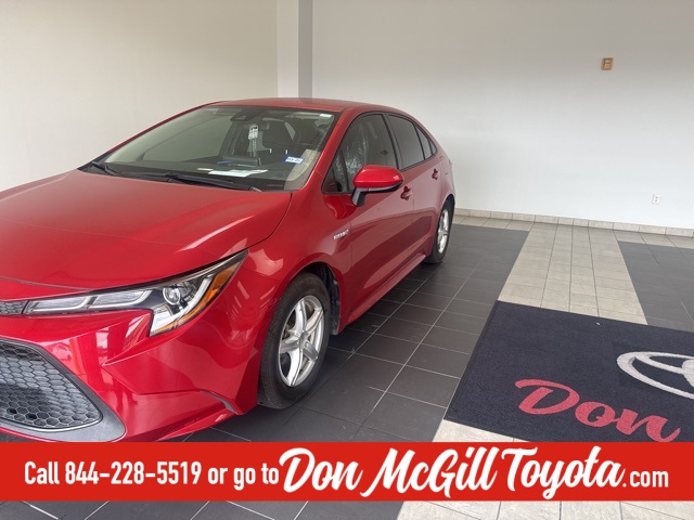 2021 Toyota Corolla Hybrid LE Red at Autostrade