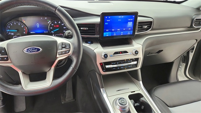 2022 Ford Explorer XLT White at Tom Peacock Cadillac