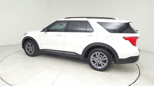 2022 Ford Explorer XLT White at Tom Peacock Cadillac