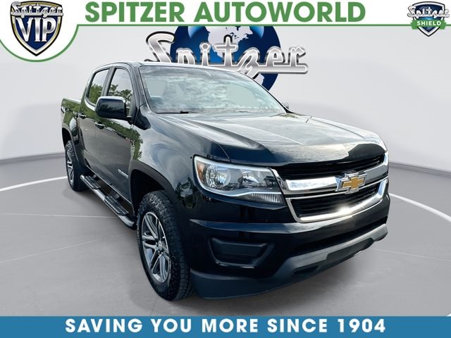 Black 2019 Chevrolet Colorado Work Truck Crew Cab 4WD Pickup Truck Four-Wheel Drive 8-Speed Automatic