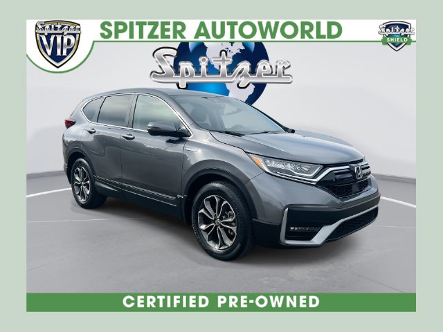 Gray (Modern Steel Metallic) 2021 Honda CR-V Hybrid SUV / Crossover All-Wheel Drive Continuously Variable Transmission