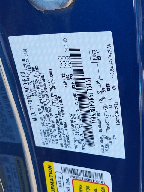 Used Car 2024 Ford Mustang  Ecoboost For Sale Under $30,000 In San Antonio, Texas