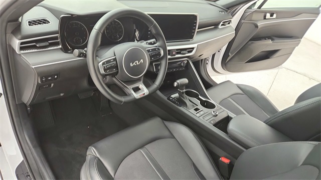 2022 Kia K5 GT-Line White at Joe Myers Mazda Kia