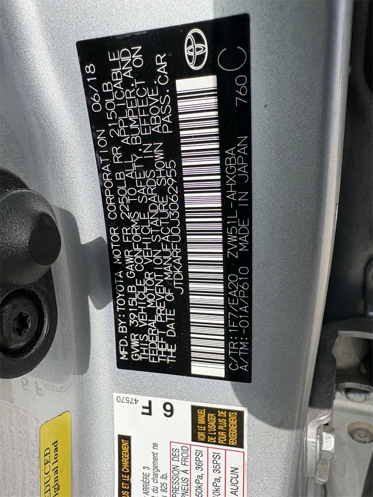 2018 Toyota Prius Four Silver at Davis Toyota of Orangeburg