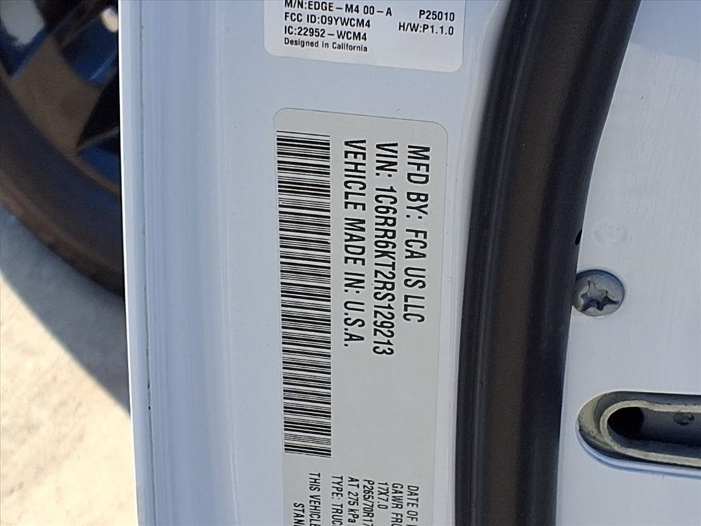 2024 Ram 1500 Classic Tradesman White at Wharton Chevrolet GMC