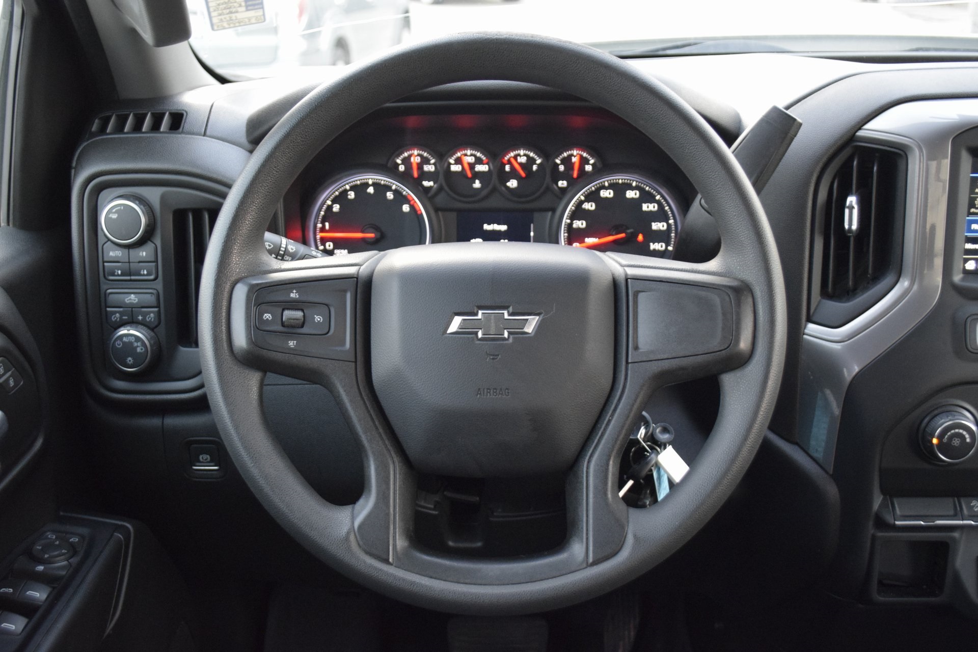 2019 Chevrolet Silverado 1500 Custom Trail Boss White at Emmons Autoplex