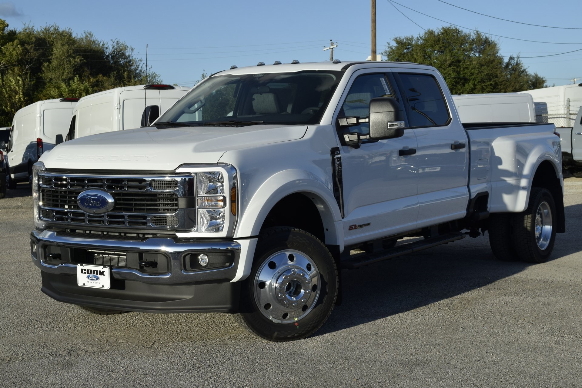 2026 Ford F-450SD XLT White at Wharton Ford