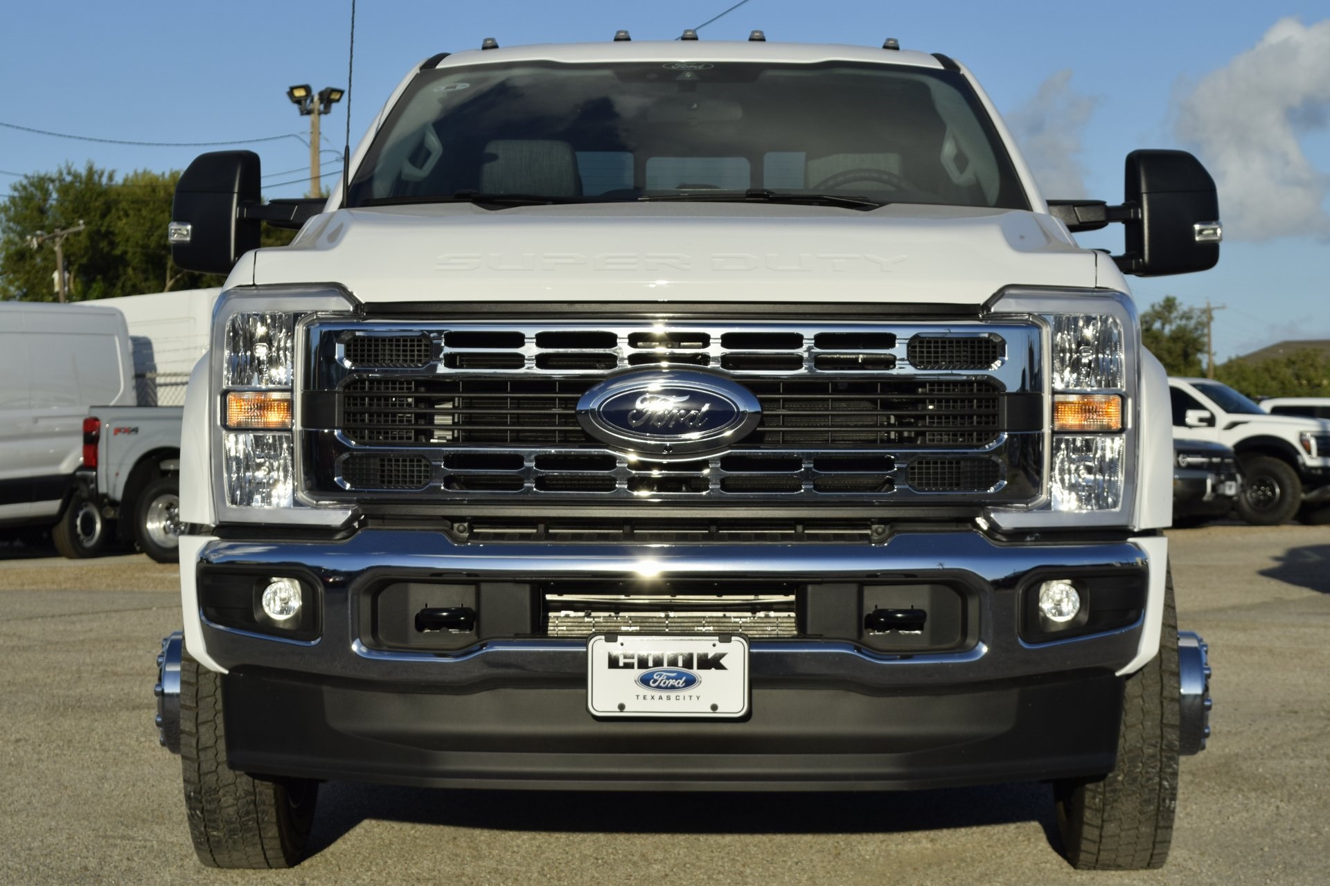2026 Ford F-450SD XLT White at Wharton Ford