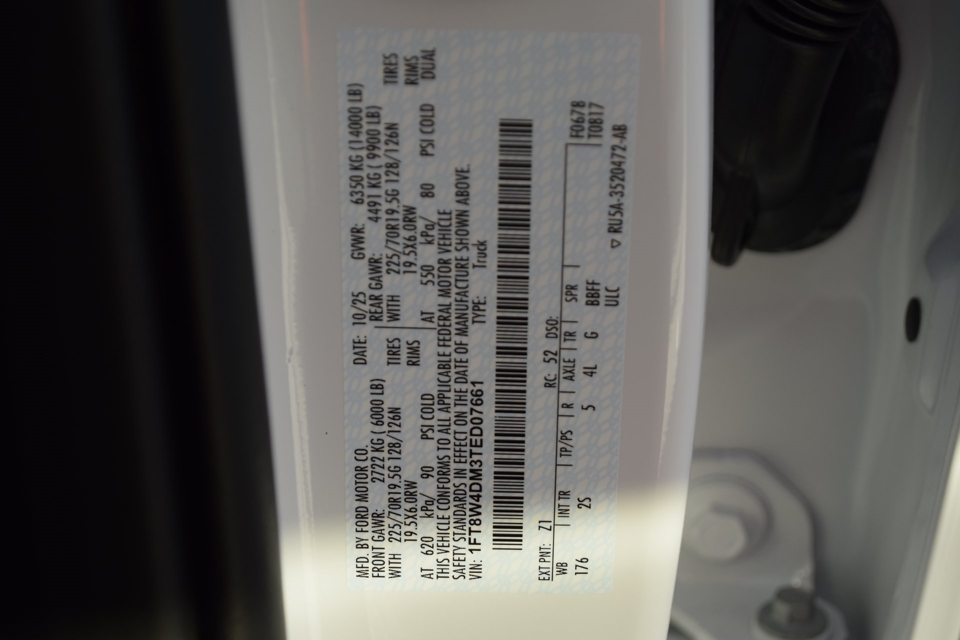 2026 Ford F-450SD XLT White at Wharton Ford