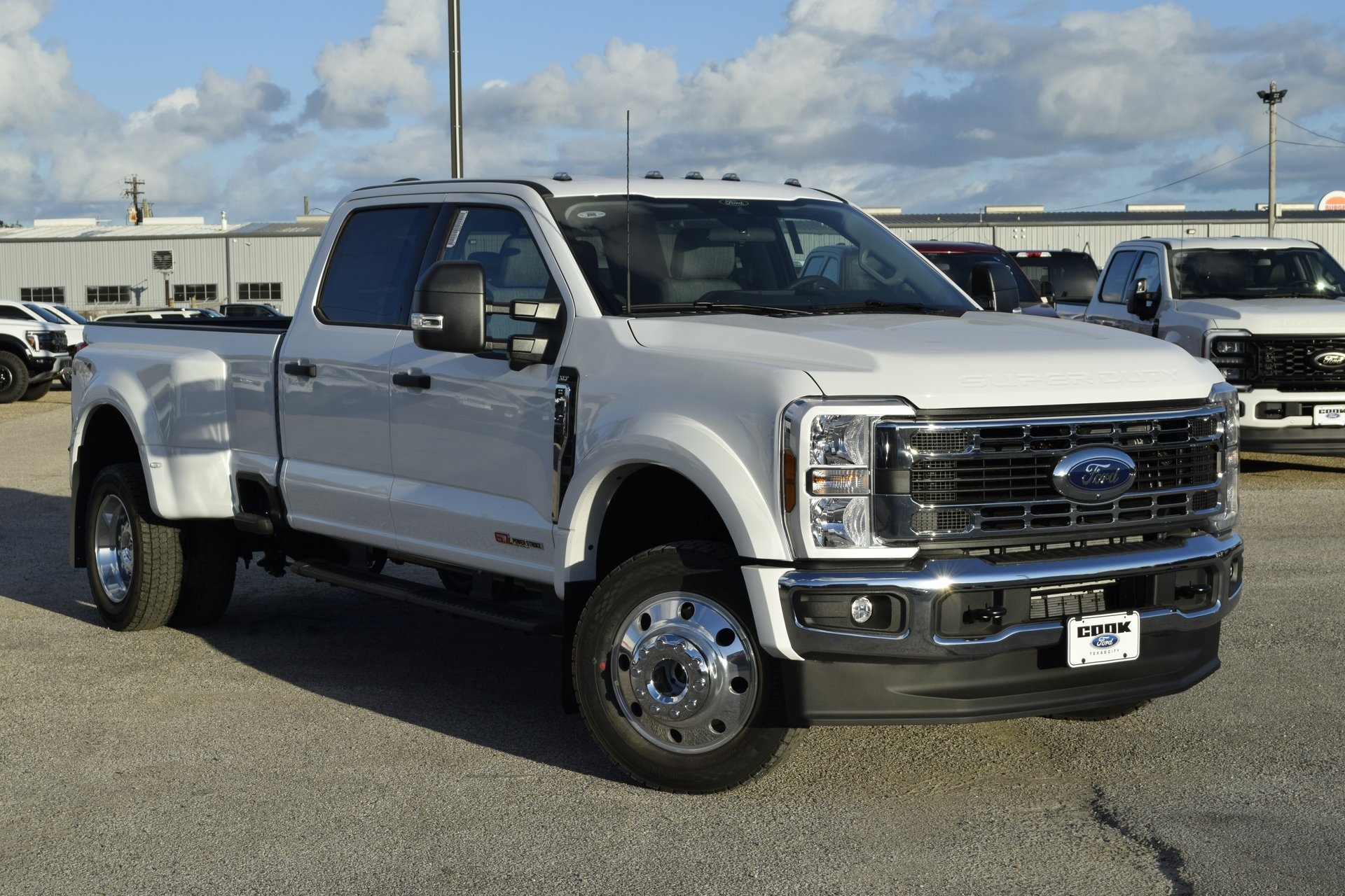 2026 Ford F-450SD XLT White at Wharton Ford