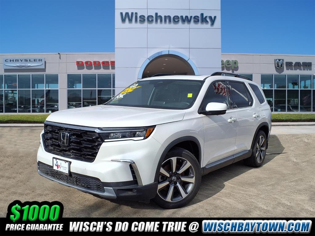 2023 Honda Pilot Elite White at Bayway Cadillac of The Woodlands