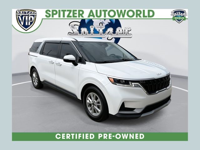 Snow White Pearl 2023 Kia Carnival LX FWD Minivan Front-Wheel Drive 8-Speed Automatic