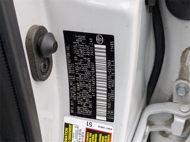 2023 Toyota Camry LE White at Davis Toyota of Orangeburg