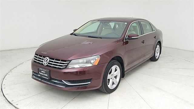 2013 Volkswagen Passat TDI SE Red at DeMontrond Gulf Freeway
