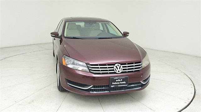 2013 Volkswagen Passat TDI SE Red at DeMontrond Gulf Freeway