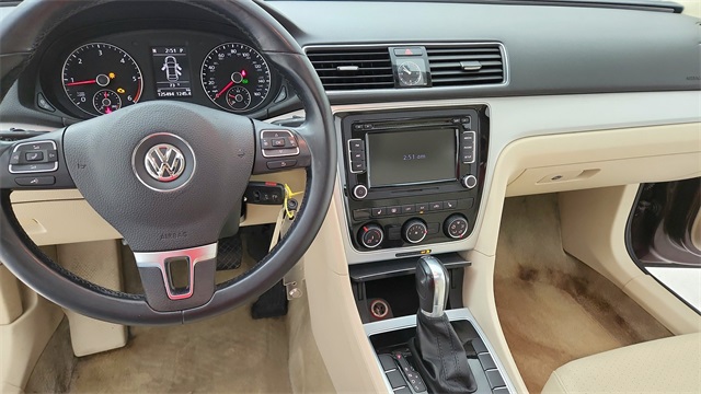 2013 Volkswagen Passat TDI SE Red at DeMontrond Gulf Freeway