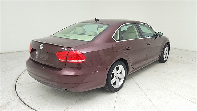 2013 Volkswagen Passat TDI SE Red at DeMontrond Gulf Freeway