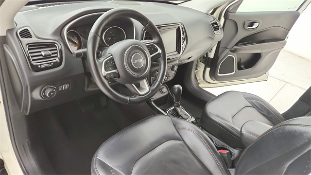 2019 Jeep Compass Limited White at Bayshore Chrysler Jeep Dodge Ram