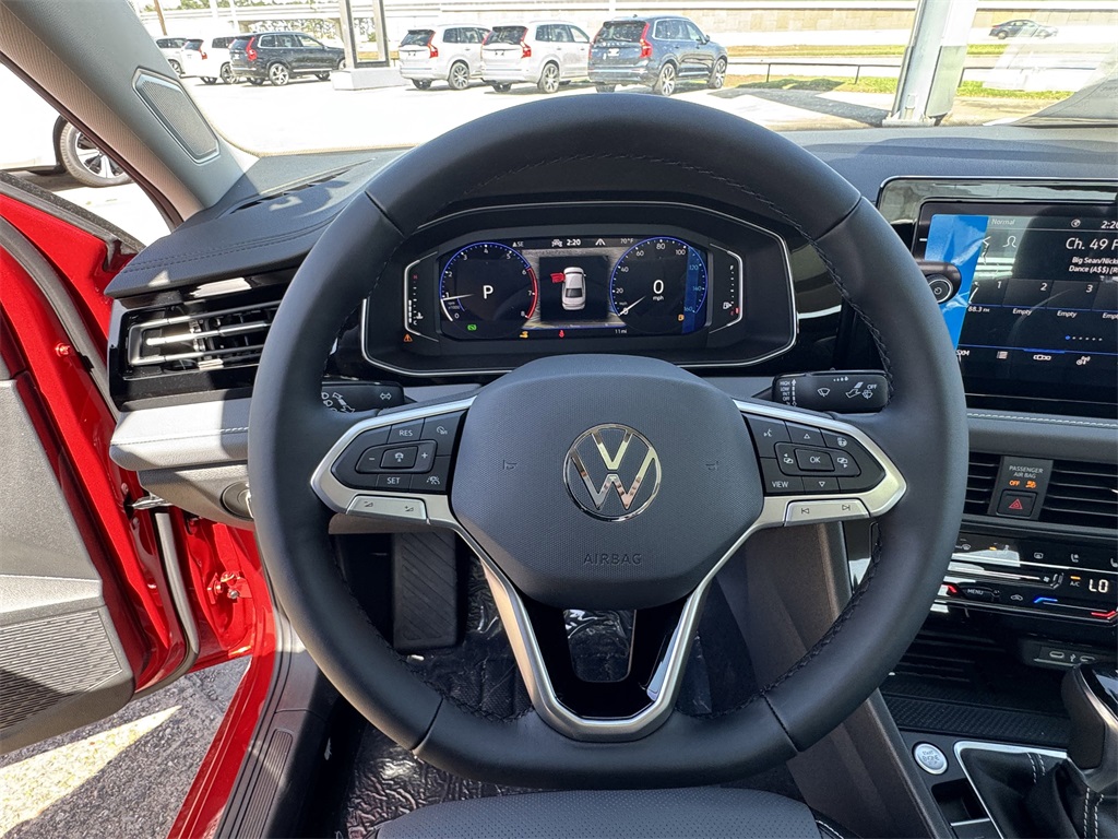 2025 Volkswagen Jetta 1.5T SEL Red at DeMontrond Automotive Group