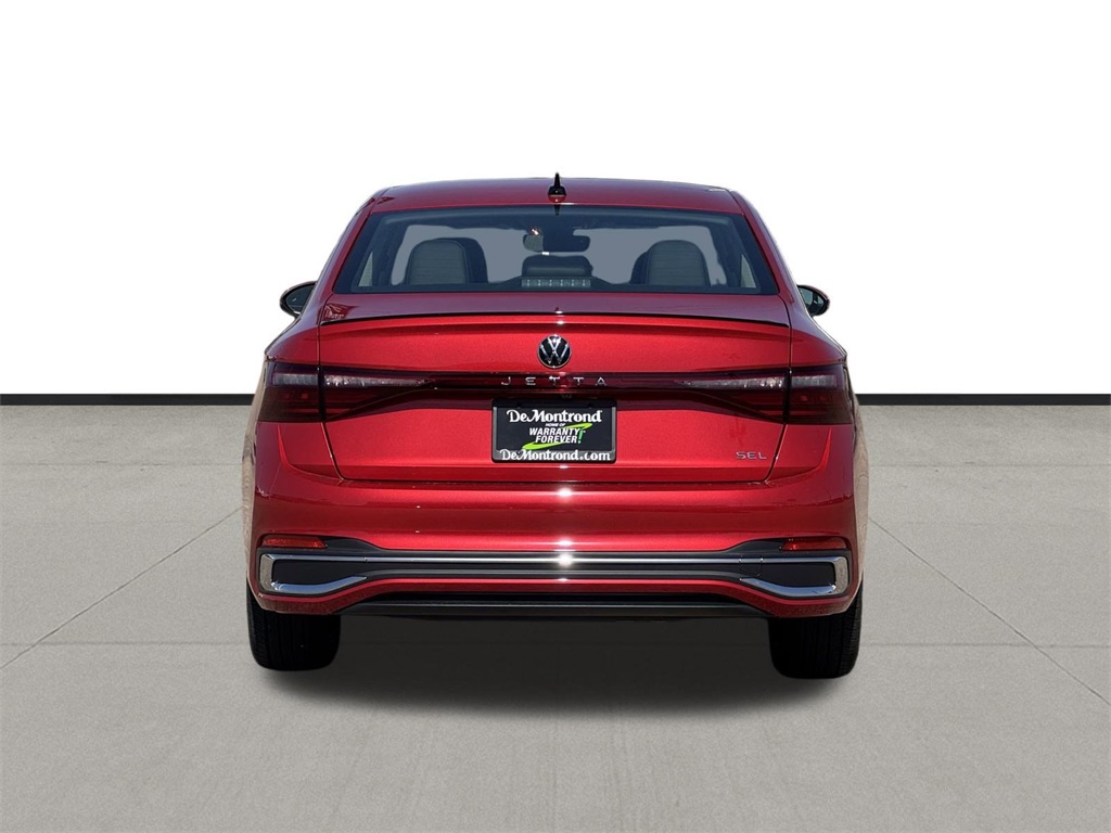 2025 Volkswagen Jetta 1.5T SEL Red at DeMontrond Automotive Group