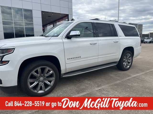 2015 Chevrolet Suburban LTZ White at Toyota of Victoria