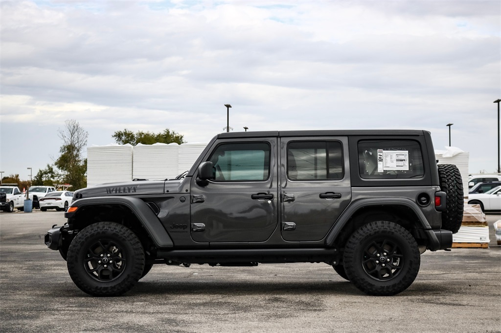New Car 2024 Jeep Wrangler  Wagon 4 Dr. Willys Wheeler Four Wheel Drive For Sale Under $50,000 In San Marcos, Texas