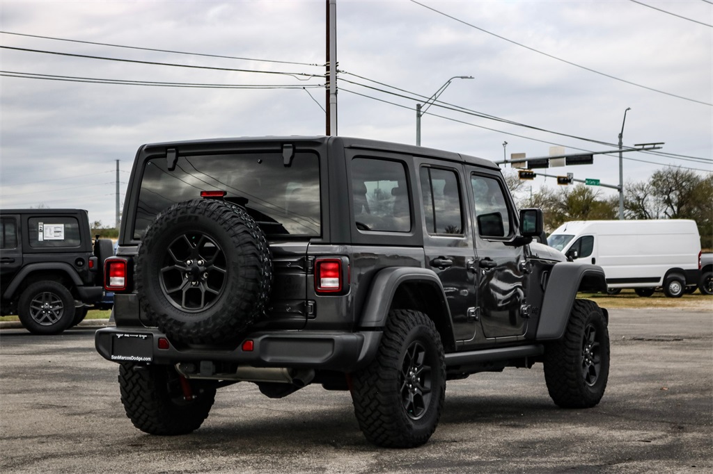 New Car 2024 Jeep Wrangler  Wagon 4 Dr. Willys Wheeler Four Wheel Drive For Sale Under $50,000 In San Marcos, Texas