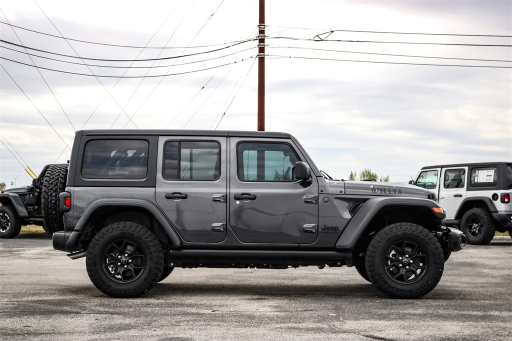 New Car 2024 Jeep Wrangler  Wagon 4 Dr. Willys Wheeler Four Wheel Drive For Sale Under $50,000 In San Marcos, Texas