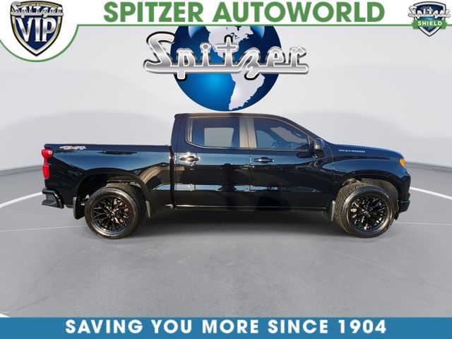 Black 2023 Chevrolet Silverado 1500 Pickup Truck Four-Wheel Drive Automatic