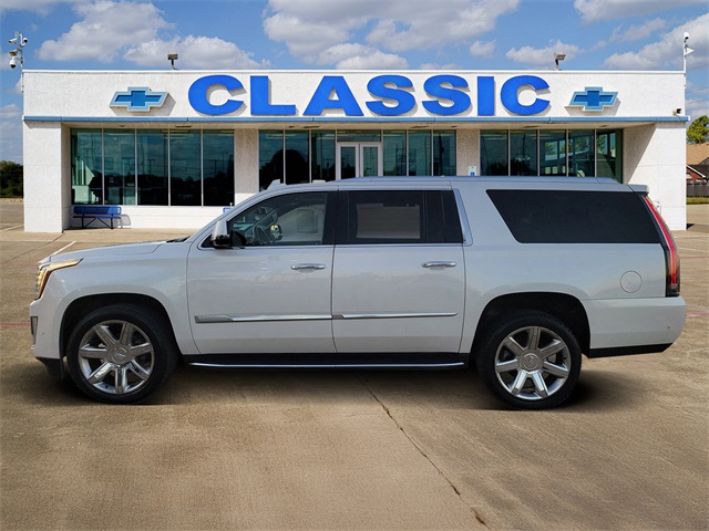 2018 Cadillac Escalade ESV Luxury White at DeMontrond Gulf Freeway