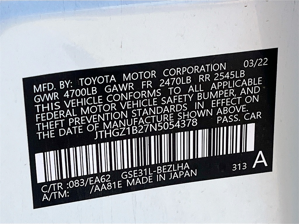 2022 Lexus IS 350 F SPORT White at North Houston Mitsubishi