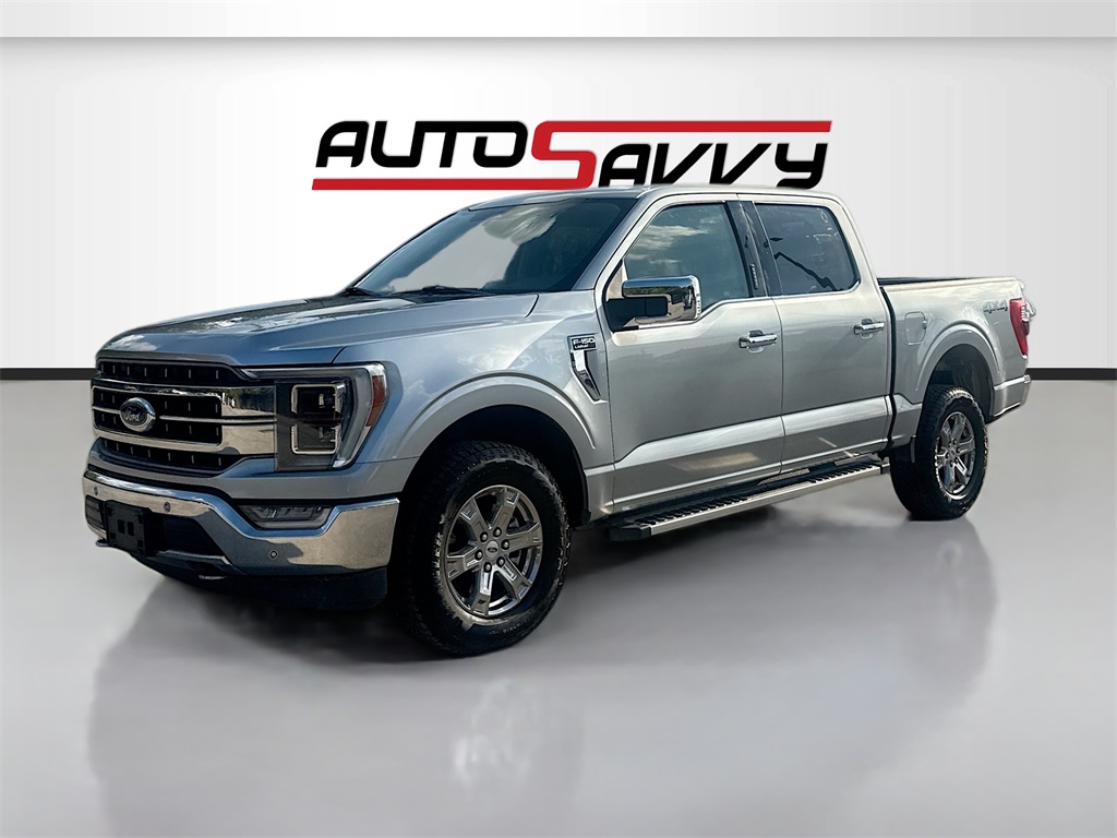 2022 Ford F-150 Lariat Silver at DeMontrond Ford