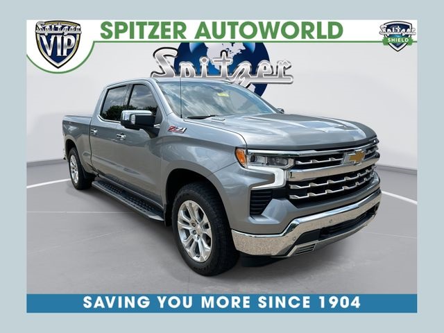 Sterling Gray Metallic 2023 Chevrolet Silverado 1500 Pickup Truck Four-Wheel Drive Automatic