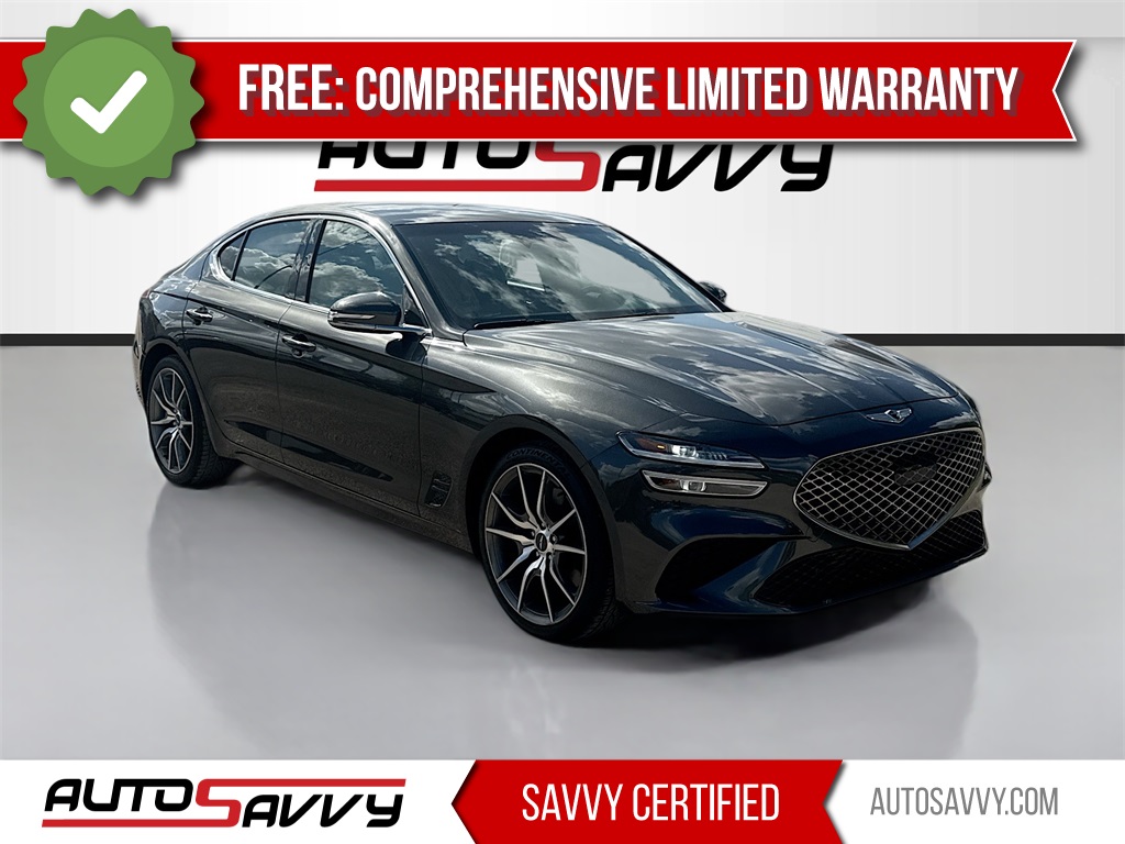 2022 Genesis G70 3.3T Gray at Bayway Chrysler Dodge Jeep Ram
