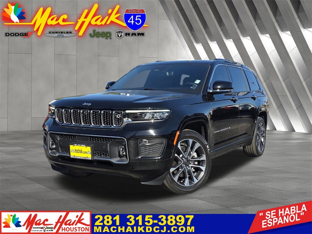 2023 Jeep Grand Cherokee L Overland Black at North Houston Mitsubishi