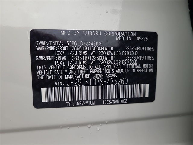 2025 – Subaru – Forester Hybrid