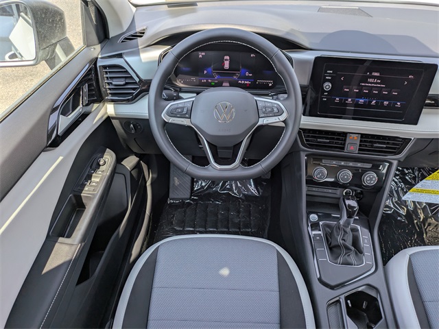 2025 Volkswagen Taos 1.5T S White at Stokes Volkswagen