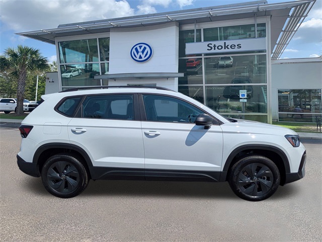 2025 Volkswagen Taos 1.5T S White at Stokes Volkswagen