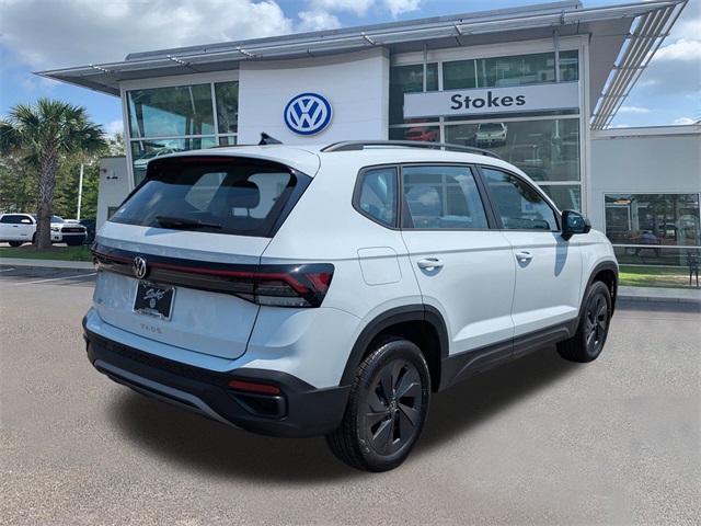 2025 Volkswagen Taos 1.5T S White at Stokes Volkswagen