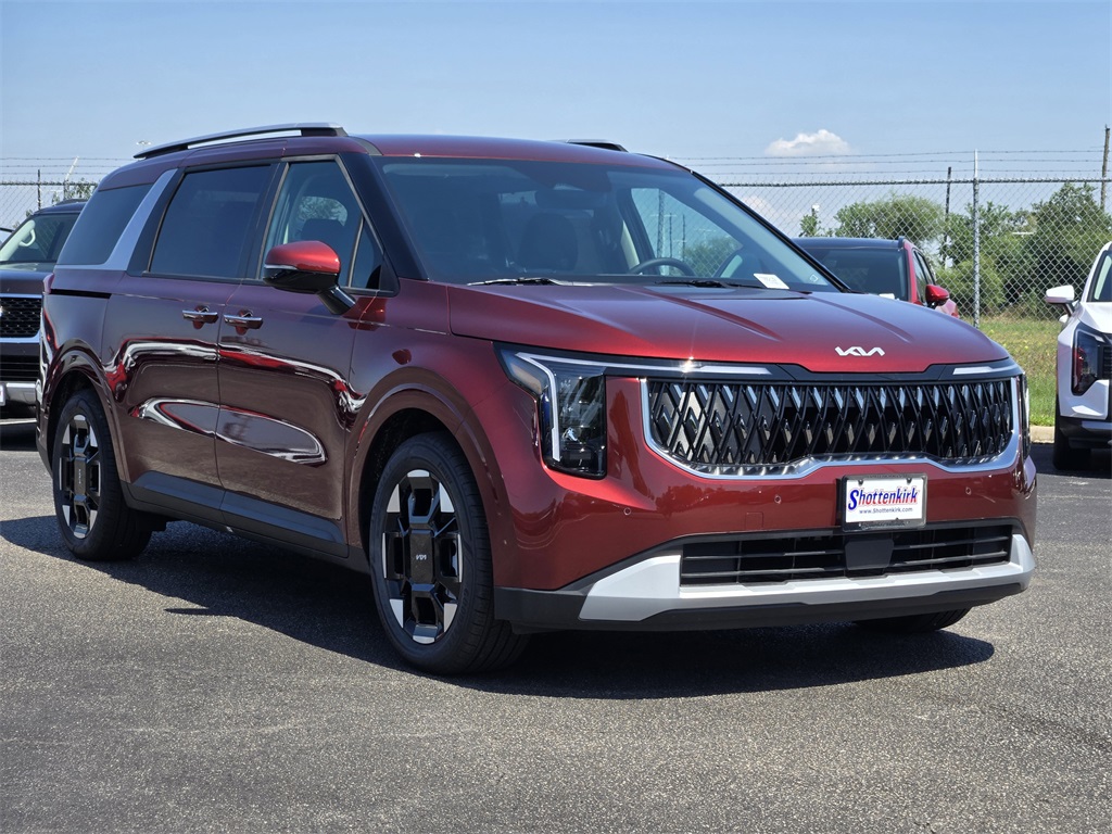 2026 Kia Carnival EX Red at DeMontrond Automotive Group