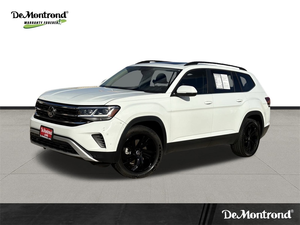 2023 Volkswagen Atlas 3.6L V6 SE w/Technology White at DeMontrond Auto Country